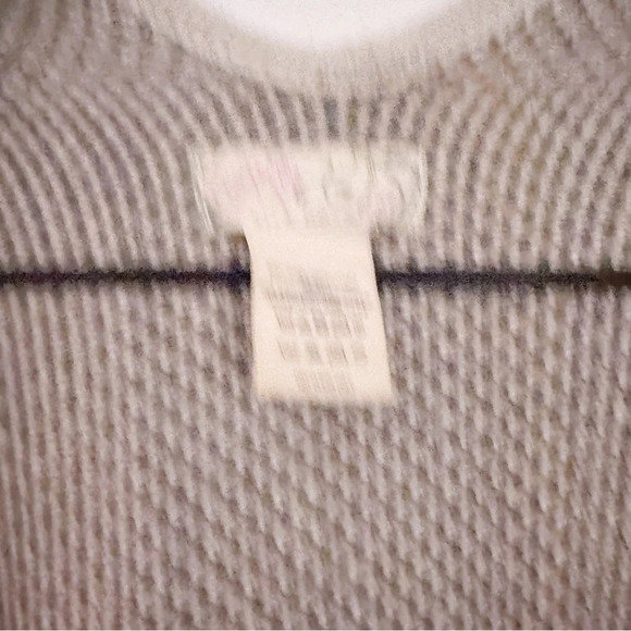 Free People Off Road Ruana Poncho Striped Pink Grey Winter Cozy Wrap - Picture 3 of 5